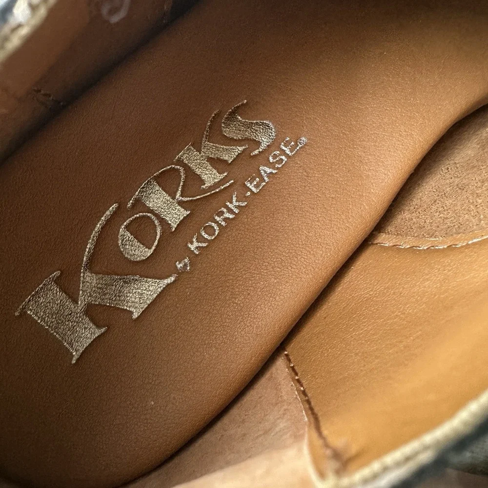 KORKS By Kork-Ease Little Monk Strap Bootie Women's Size 6.5M US Black Leather‎